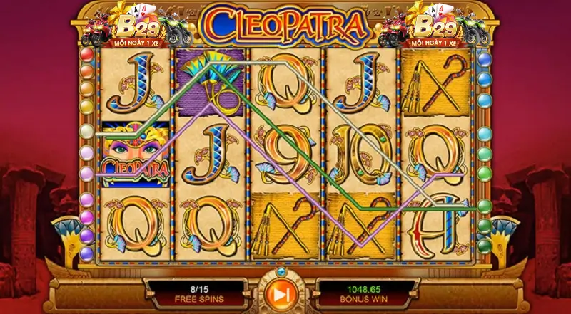 Cách chơi cleopatra slot online